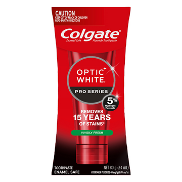 Colgate Optic White Pro Series Vividly Fresh Teeth Whitening Toothpaste 80g