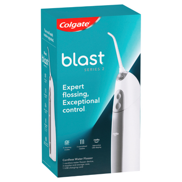 Colgate Blast Water Flosser Series 2 Cordless Waterproof Rechargeable 1 Each