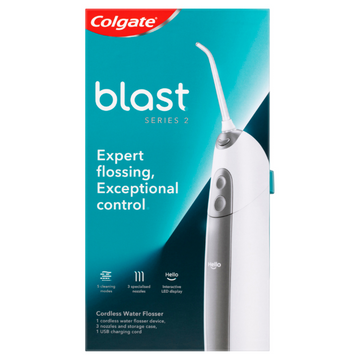 Colgate Blast Water Flosser Series 2 Cordless Waterproof Rechargeable 1 Each