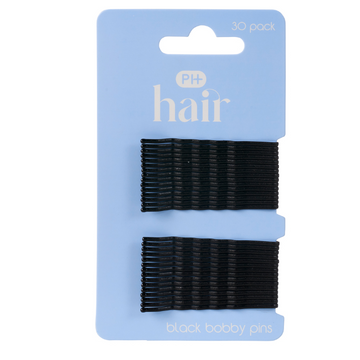 PHARMACY HEALTH Blending Bobby Pins Black 30 Pack