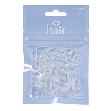 PHARMACY HEALTH Polybands Clear 100 Pack