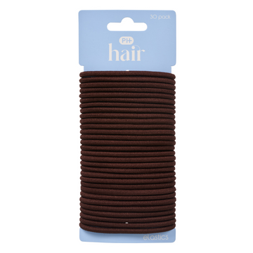 PHARMACY HEALTH Elastics Thick Brunette 30 Pack