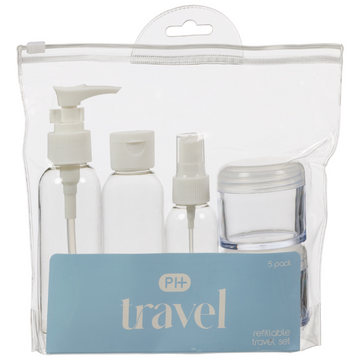 PHARMACY HEALTH Refillable Travel Set 5 Pack