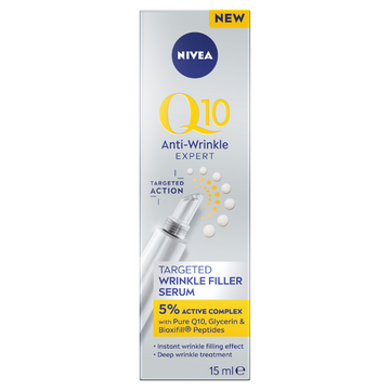 NIVEA Q10 Anti-Wrinkle Expert Targeted Wrinkle Filler Serum 15mL