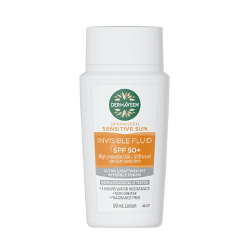 DermaVeen Sensitive Sun Invisible Fluid SPF 50+ 50mL