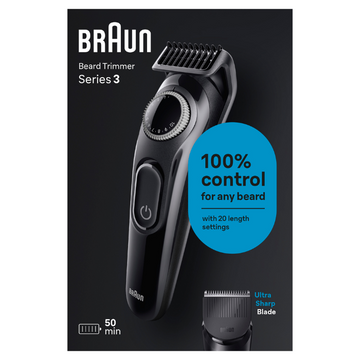 Braun Beard Trimmer Series 3 3400 Trimmer For Men 1 Each