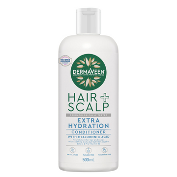 DermaVeen Hair + Scalp Extra Hydration Conditioner 500mL