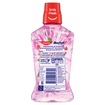Colgate Max Fresh Mouthwash Watermelon Mint 500mL