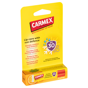 Carmex Tropical Sun Defence SPF 30 Stick 4.25g