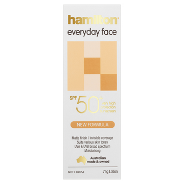 Hamilton Everyday Face Lotion SPF 50+ 75g
