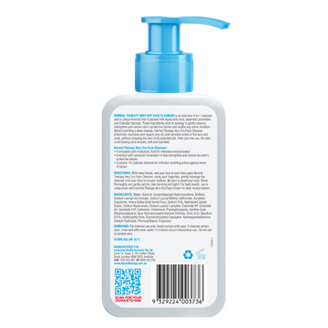 Dermal Therapy Very Dry Face Cleanser 175mL