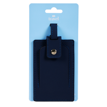 PHARMACY HEALTH Luggage Tag Navy 1 Each