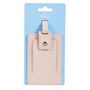 PHARMACY HEALTH Luggage Tag Pink 1 Each