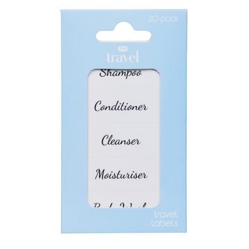 PHARMACY HEALTH Travel Labels 20 Pack