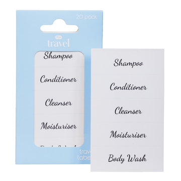 PHARMACY HEALTH Travel Labels 20 Pack
