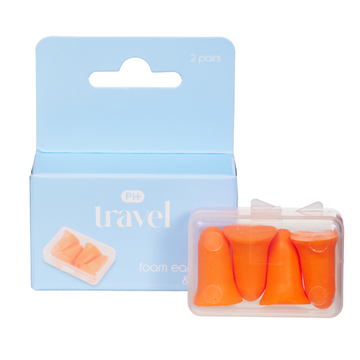 PHARMACY HEALTH Foam Earplugs & Case 2 Pairs