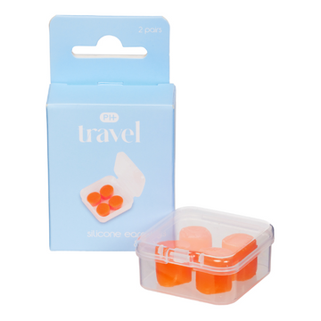 PHARMACY HEALTH Silicone Earplugs & Case 2 Pairs