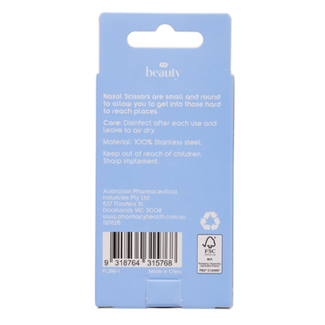 PHARMACY HEALTH Nasal Scissors 1 Each