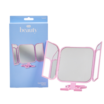 PHARMACY HEALTH Handheld Mirror Pink