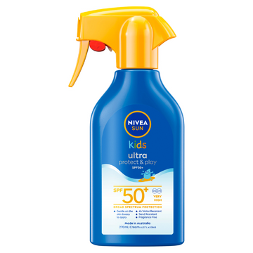 NIVEA Sun Kids Ultra Protect & Play Sunscreen SPF50+ 270mL