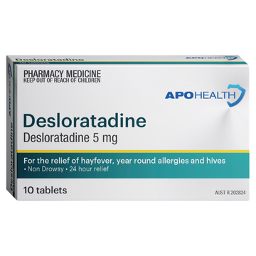 APO HEALTH Desloratadine 5mg Blister Pack 10 Tablets