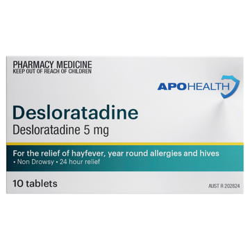 APO HEALTH Desloratadine 5mg Blister Pack 10 Tablets