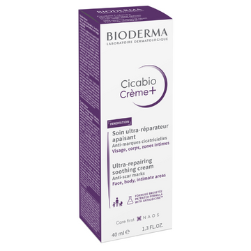 Bioderma Cicabio Crème+ Soothing and Hydrating Resorative Cream 40mL