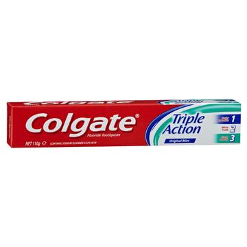 Colgate Triple Action Original Mint Toothpaste 110g