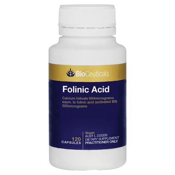 BIOCEUTICALS Folinic Acid 120 Capsules