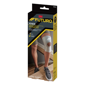 Futuro Knee Comfort Support With Stabilizers Grey Small 1 Each