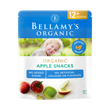 BELLAMYS Organic Apple Snacks 12+ Months 20g