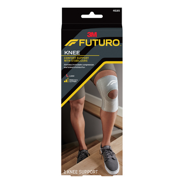 Futuro Comfort Knee W/Stabilisers Large 1 Each