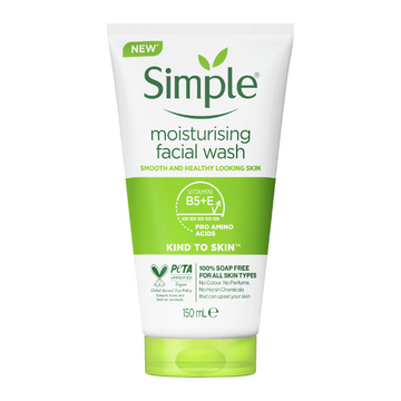 Simple Kind To Skin Moisturising Facial Wash 150mL