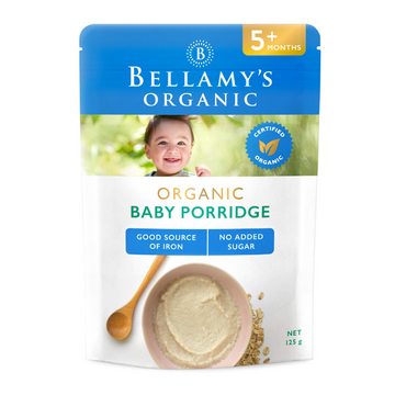 BELLAMYS Organic Baby Porridge 5+ Months 125g