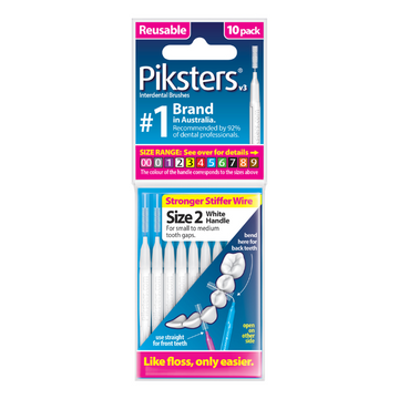 Piksters Piksters Interdental Brush Size 2 10 Pack