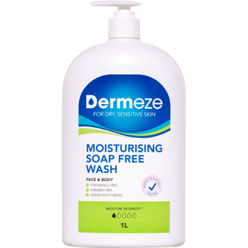 Dermeze Moisturising Soap Free Wash 1 L