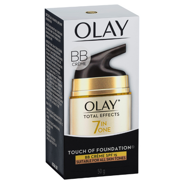 Olay Total Effects Touch of Foundation Moisturiser SPF 15 50g