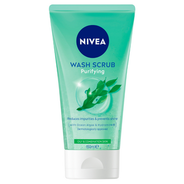 NIVEA Purifying Face Wash Scrub for Oily & Combination Skin 150mL
