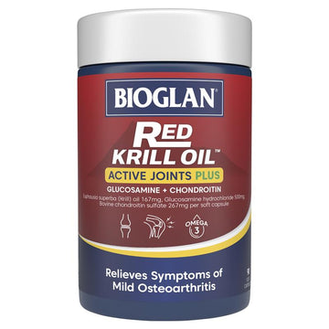 Bioglan Red Krill Oil Active Joints Plus 90 capsules