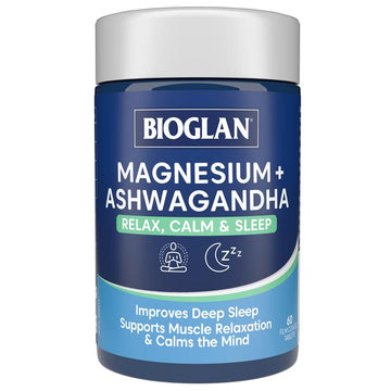 Bioglan Magnesium + Ashwagandha 60 tablets