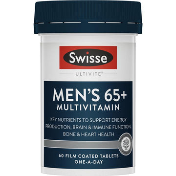 Swisse Ultivite Men's 65 + Multivitamin 60 tablets