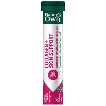 Nature's Own Collagen + Skin Effervescent 20 Tablets