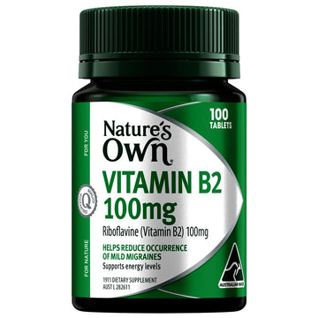 Nature's Own Vitamin B2 100mg - 100 tablets