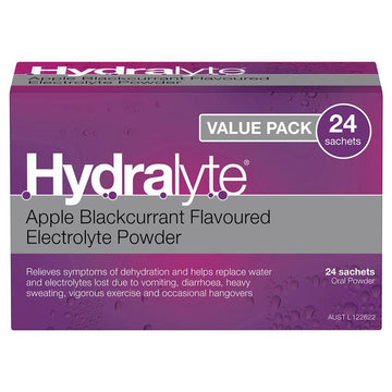 PHARMACY HEALTH Electrolyte Fizzers Apple Blackcurrent x 10 Sticks