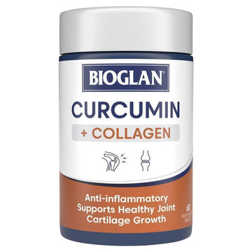 Bioglan Curcumin + Collagen 60 tablets