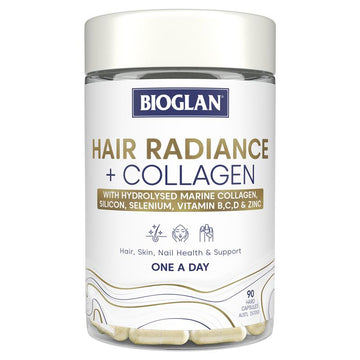 Bioglan Hair Radiance + Collagen 90 capsules