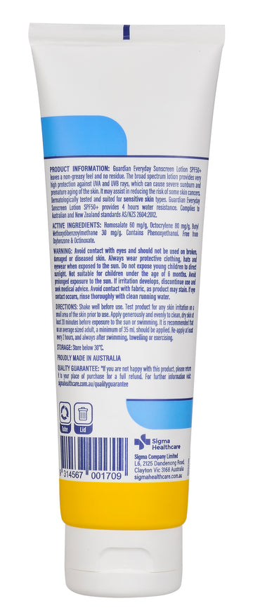 Guardian Everyday Sunscreen SPF50+ (125 mL)