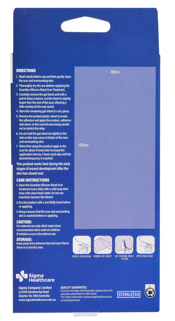 Guardian Silicone Sheet Scar Treatment (Pack of 3)
