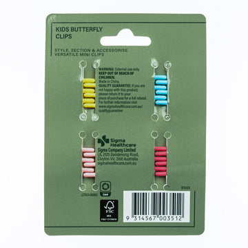 Beauty Theory Kids Butterfly Clips (Pack of 4)