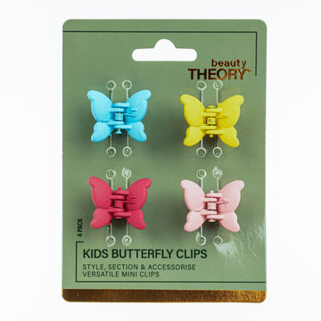 Beauty Theory Kids Butterfly Clips (Pack of 4)